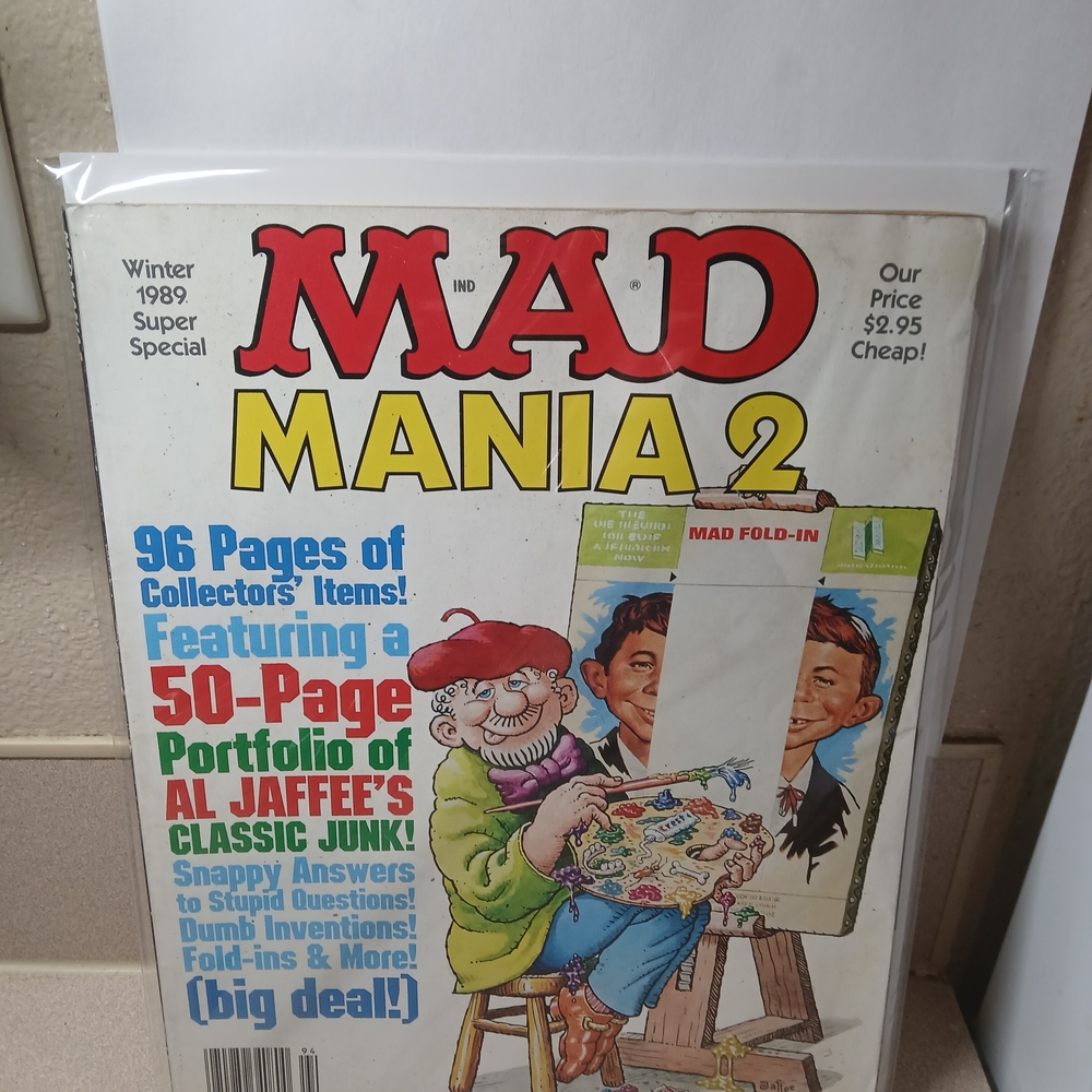 Mad Magazine Super Special #69 titled "Mania 2", published in Winter 1989.